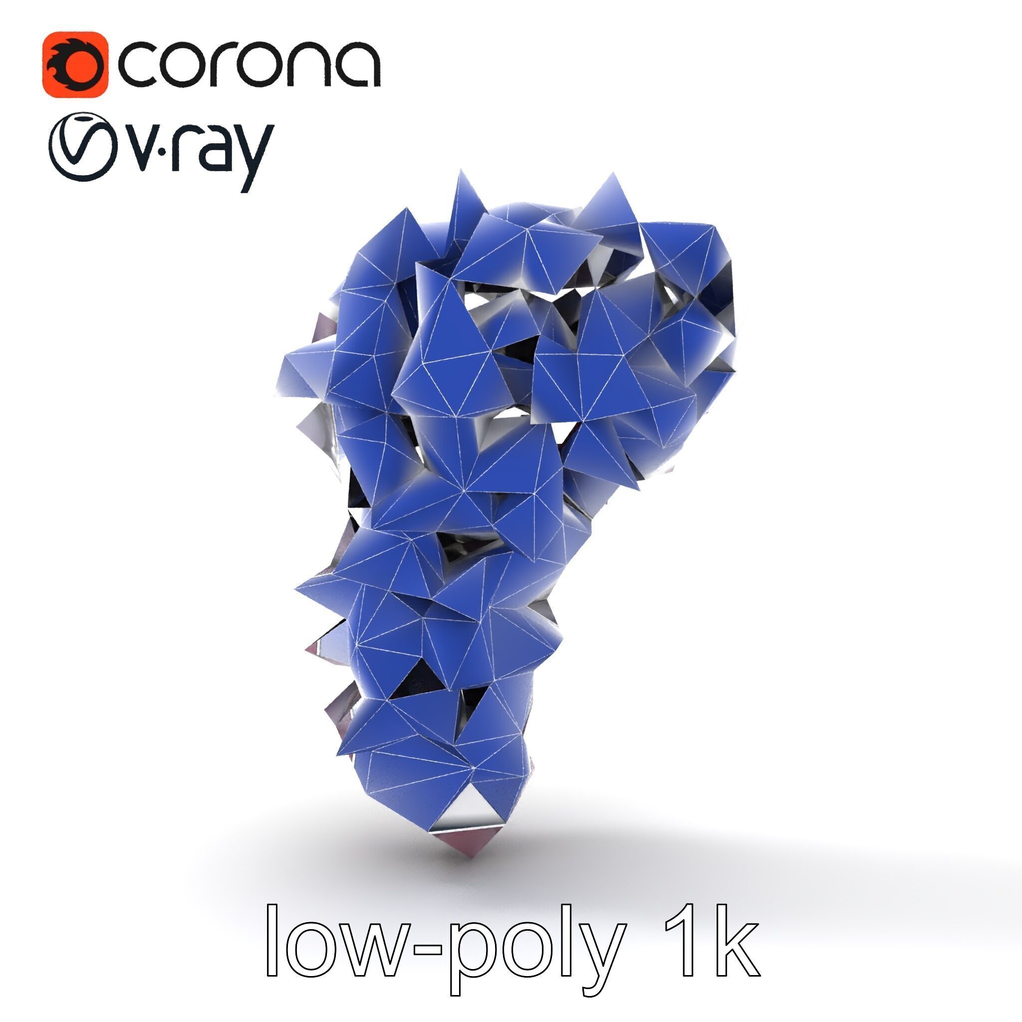 Giant Grape Bunch Model Pack Low-poly 3D model_17