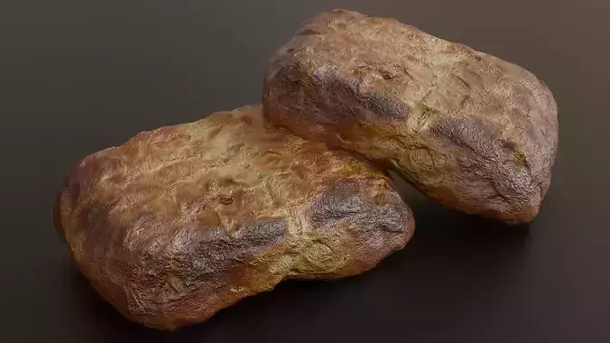 Bread food 3D model
