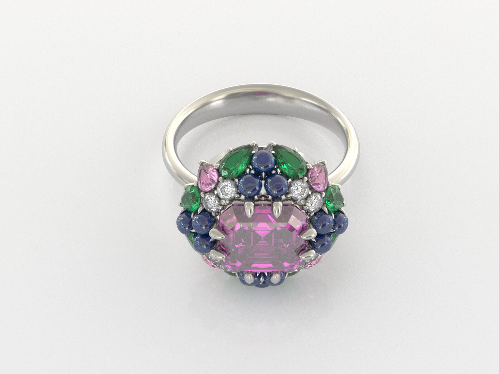 ring jewellery Free 3D print model_3