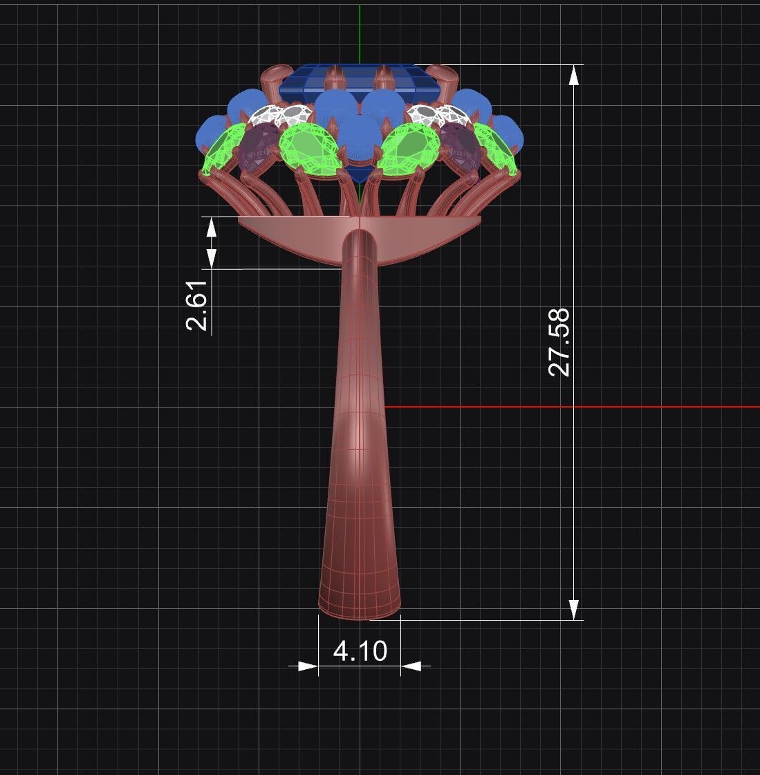 ring jewellery Free 3D print model_14