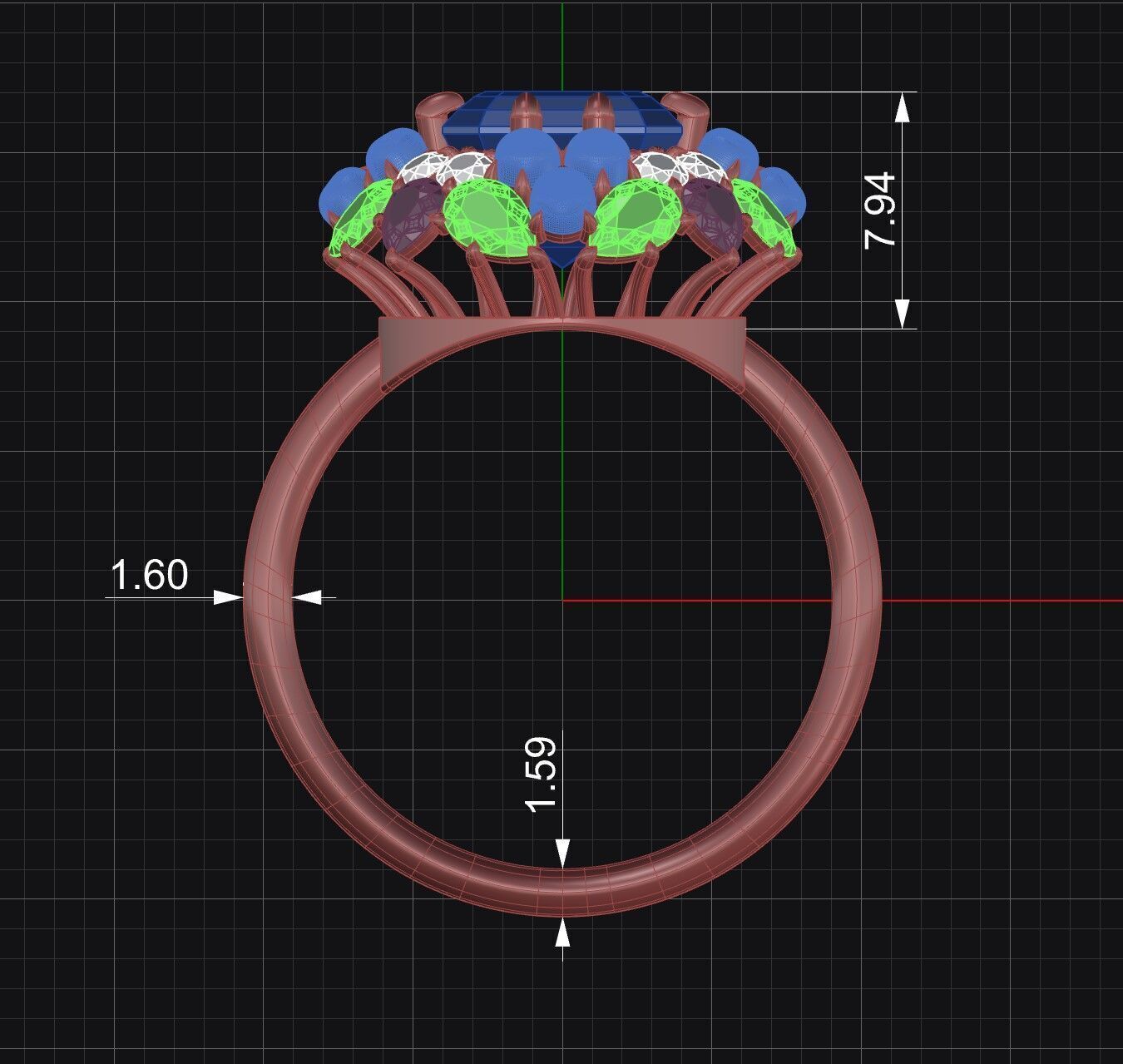 ring jewellery Free 3D print model_13
