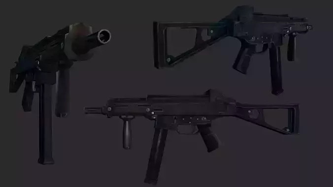 Multi Weapon Pack Low-poly 3D model Multi Weapon Pack Low-poly 3D model