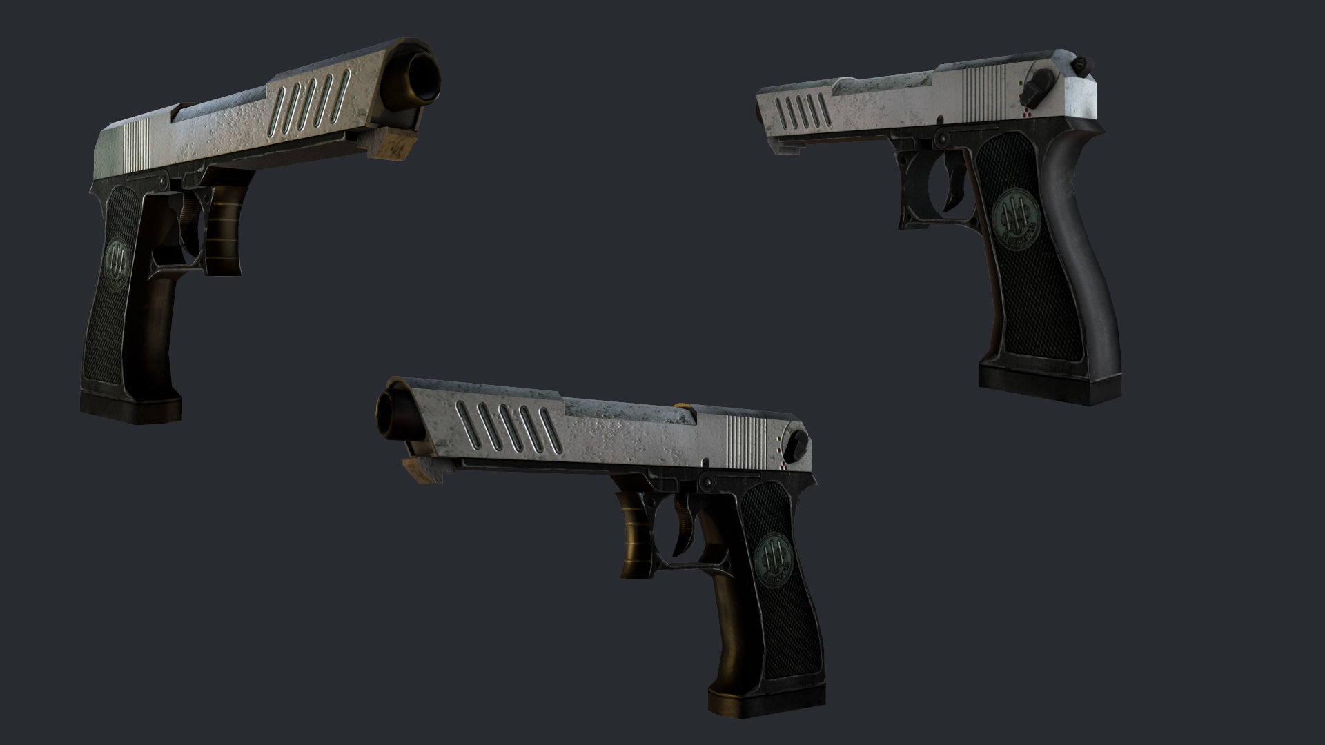Multi Weapon Pack Low-poly 3D model_2