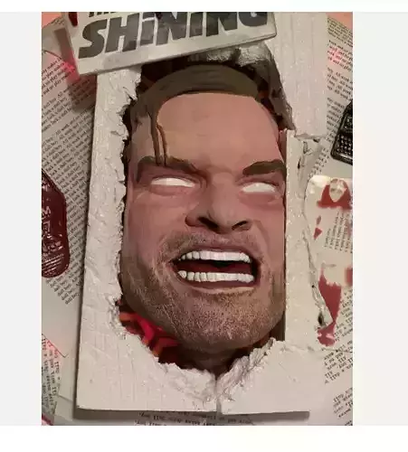 THE sHiNiNG JACK FACE 3D print model