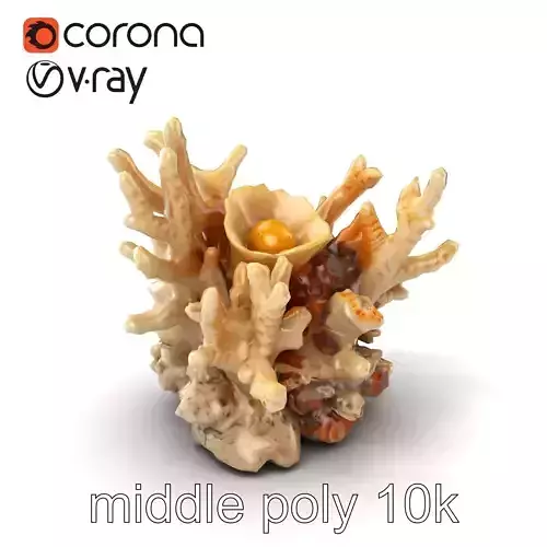 Floral Iron Handle Botanical Design model pack Low-poly 3D model