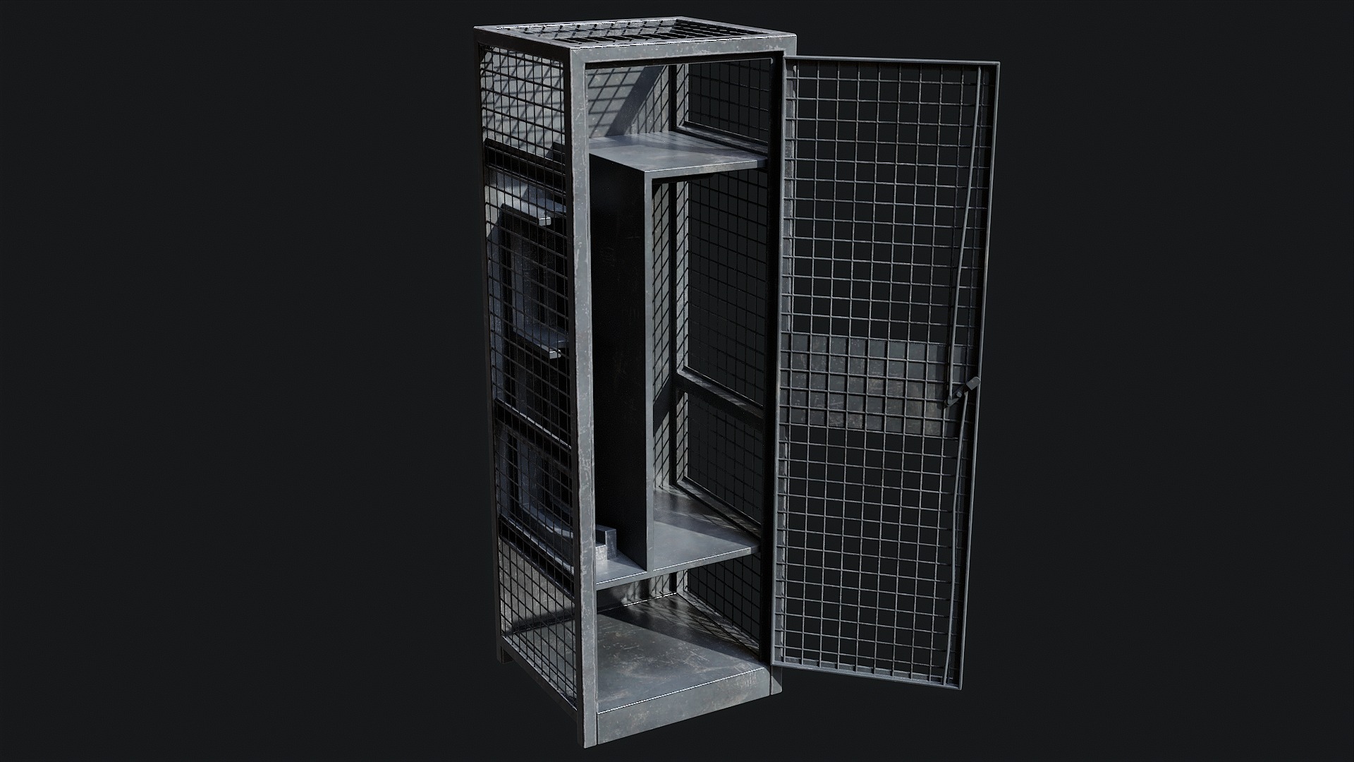 Military Storage Locker - Game Ready PBR 3D Model Collection_5