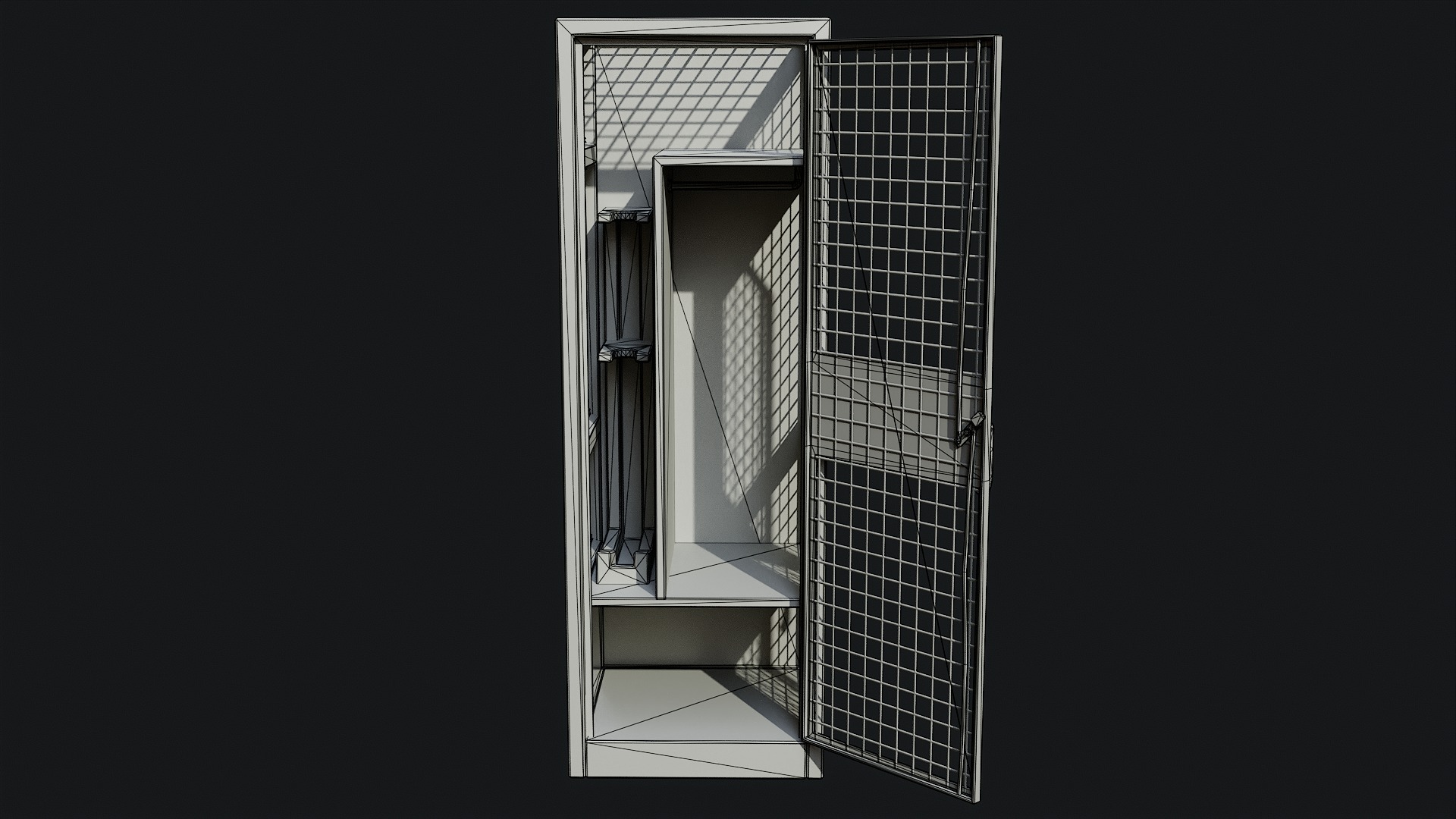 Military Storage Locker - Game Ready PBR 3D Model Collection_14