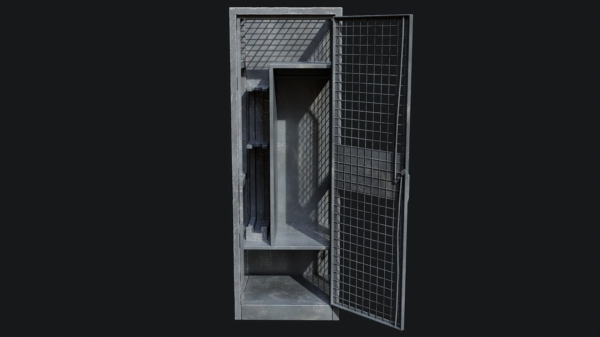 Military Storage Locker - Game Ready PBR 3D Model Collection_6
