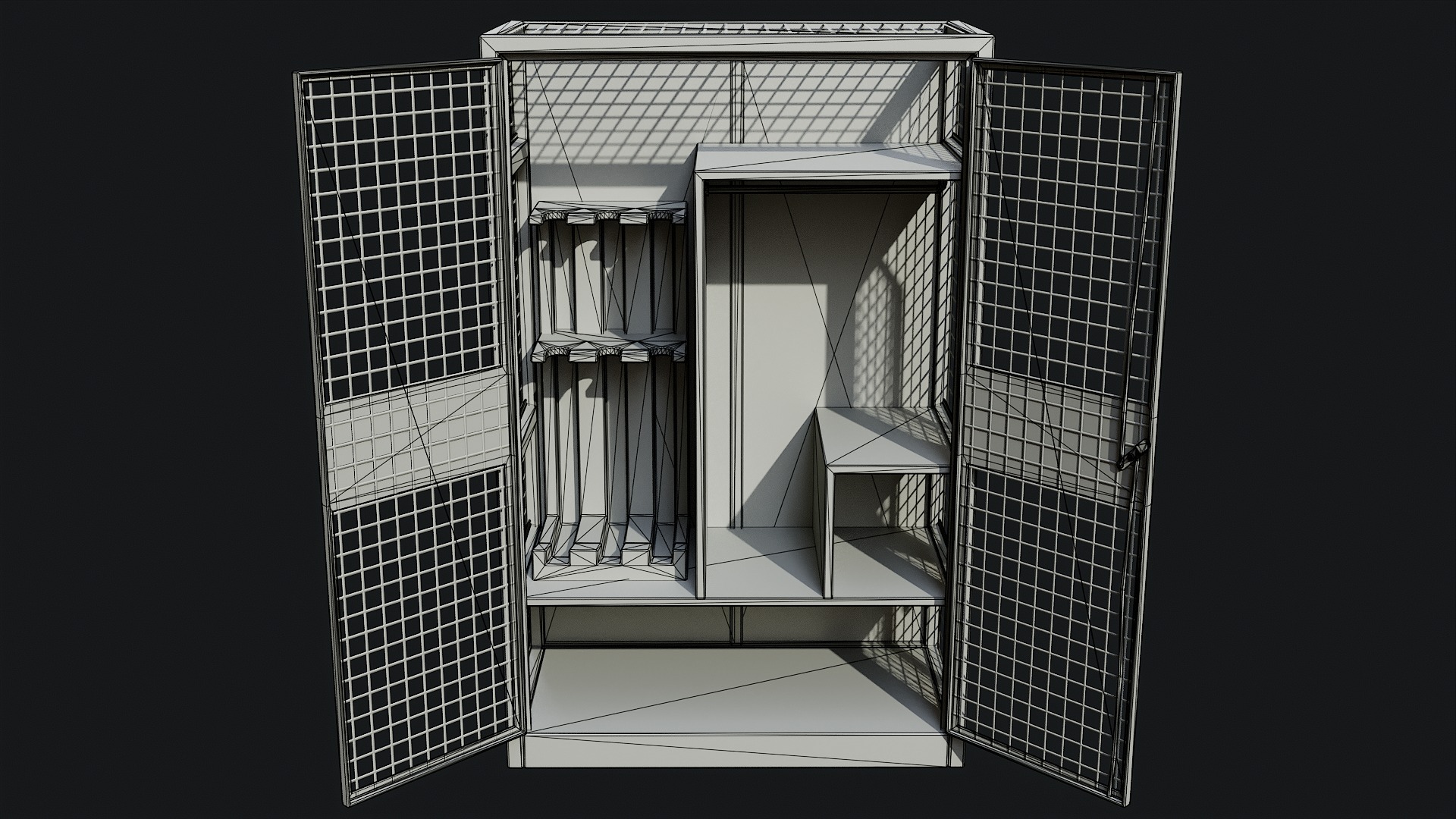 Military Storage Locker - Game Ready PBR 3D Model Collection_18