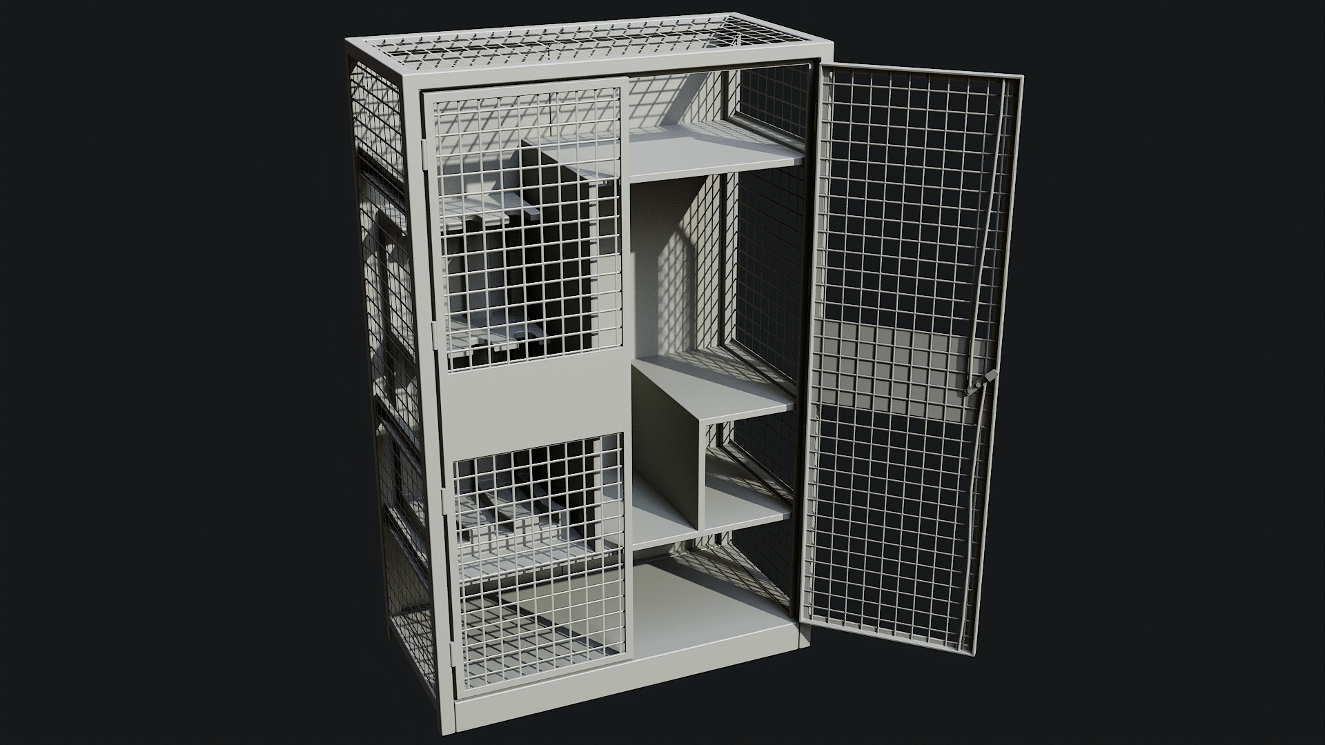 Military Storage Locker - Game Ready PBR 3D Model Collection_15