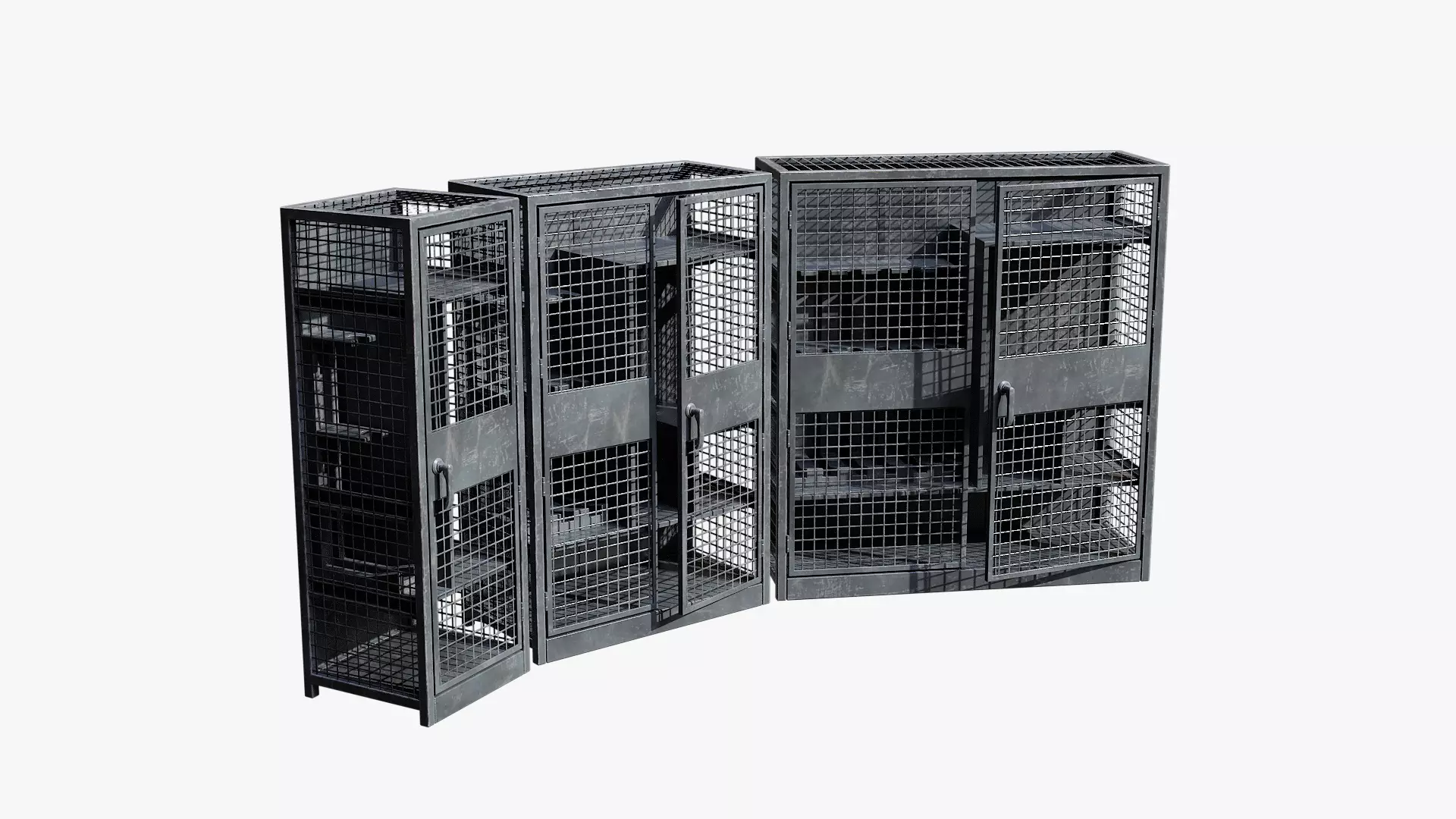 Military Storage Locker - Game Ready PBR 3D Model Collection_0