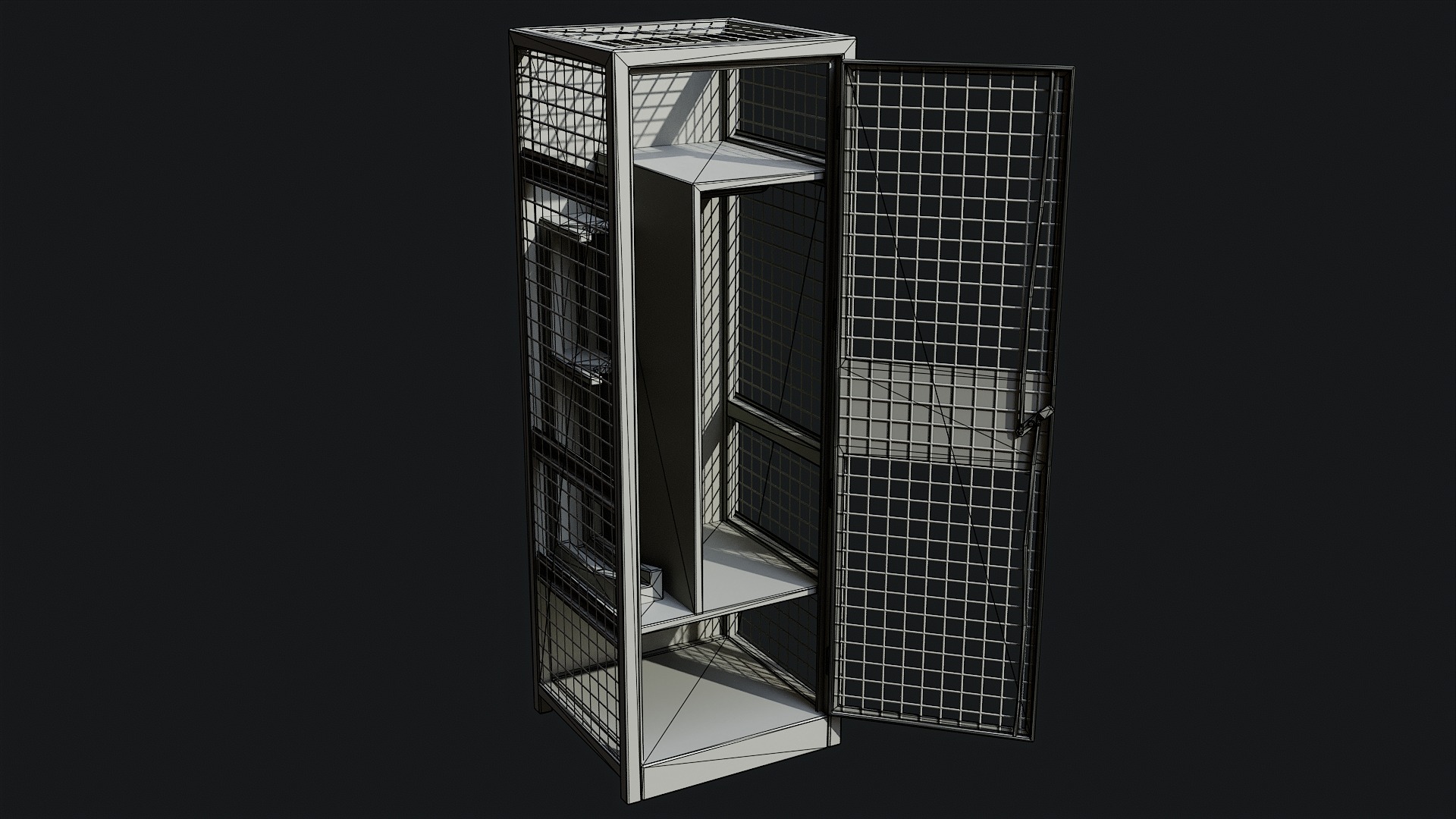Military Storage Locker - Game Ready PBR 3D Model Collection_12