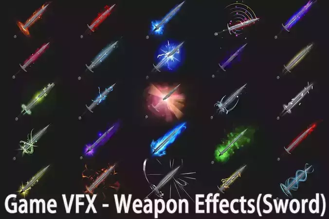 Unity Game VFX - Weapon Effects - Sword