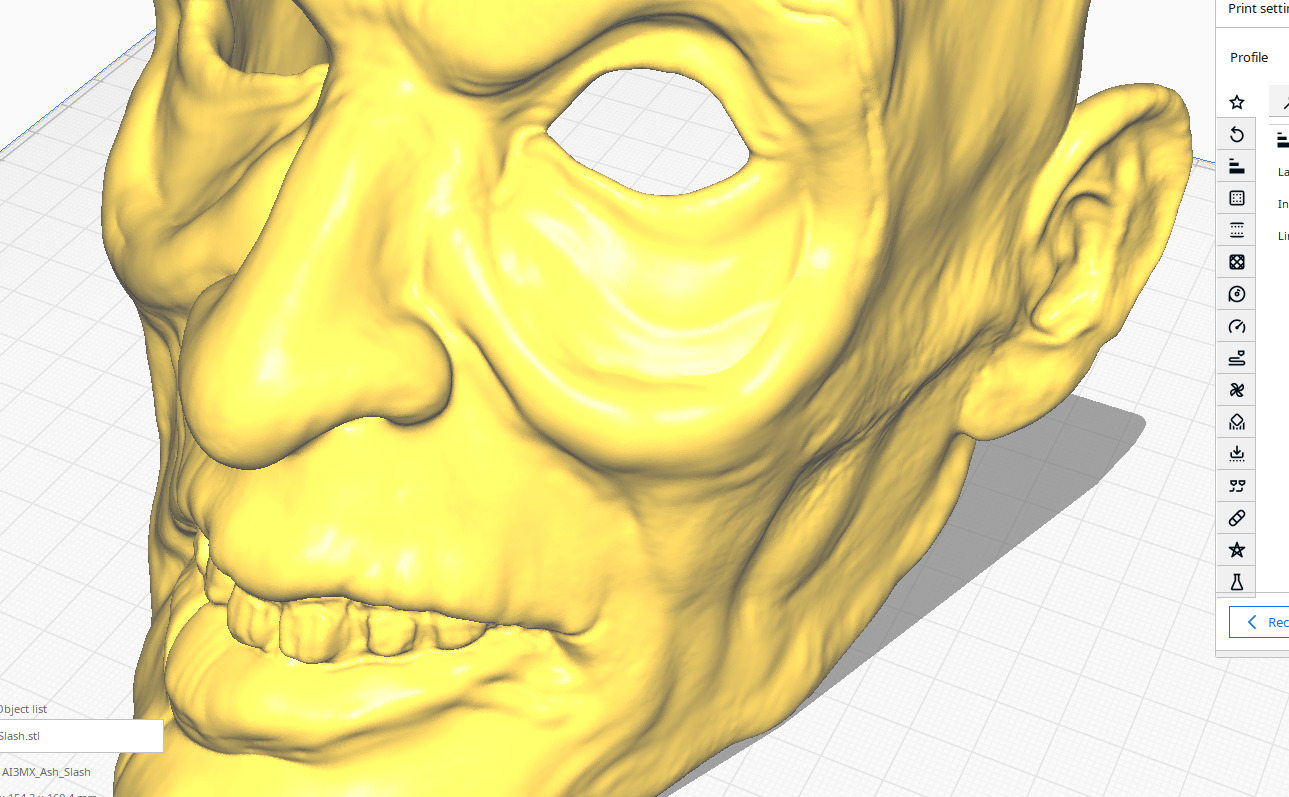 EVIL DEAD ASH WILLIAMS POSSESED MASK 3D print model_3