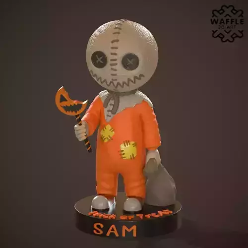 SAM HALLOWEEN CHIBI 3D print model