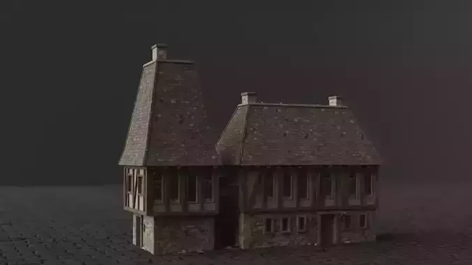 Dark Fantasy House - SMC 3D model