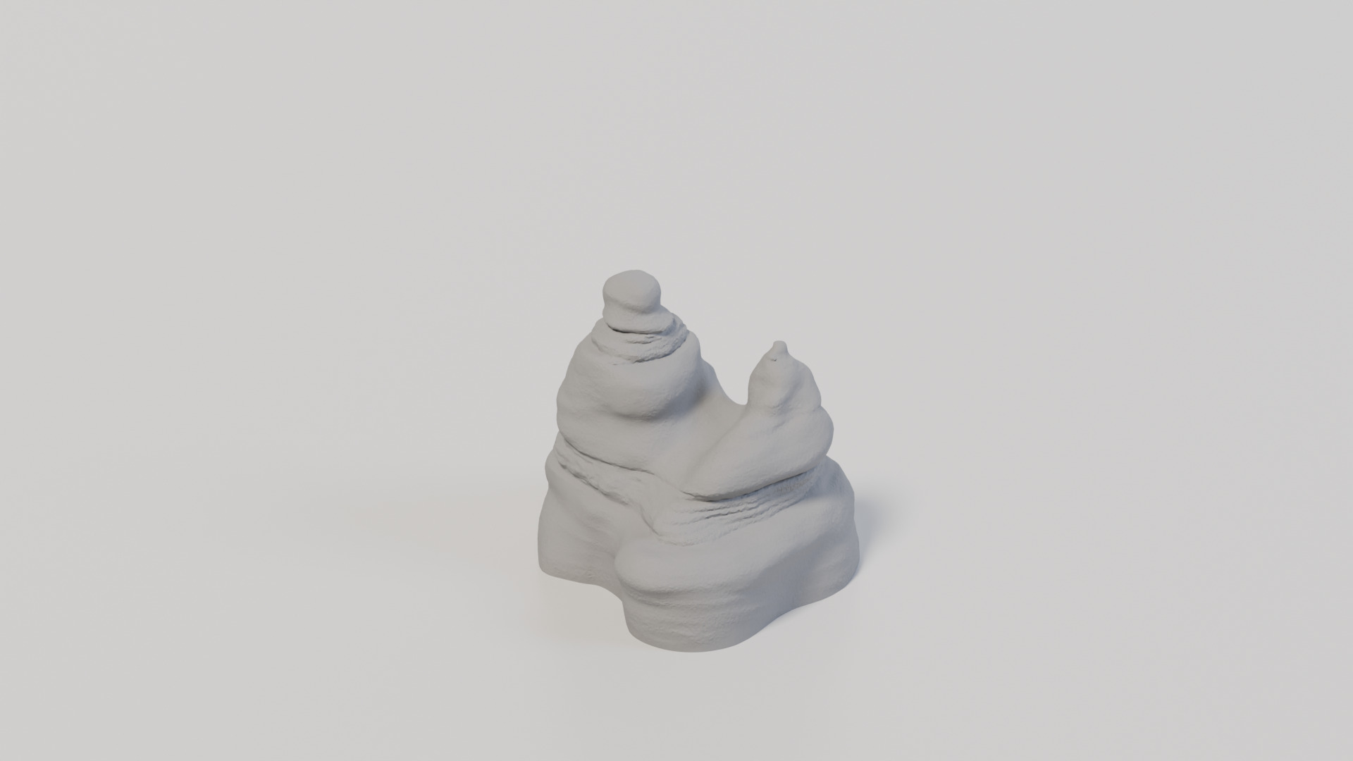 Model Railway - HO Scale Landscape - Thunder Mountain Hoodoos 3D print model_8