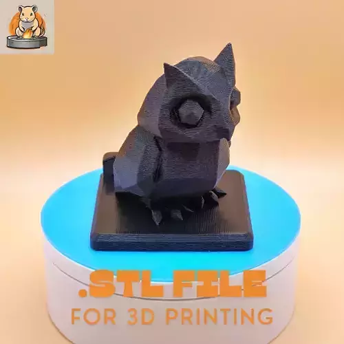 Wise Owl Geometric Phone Stand