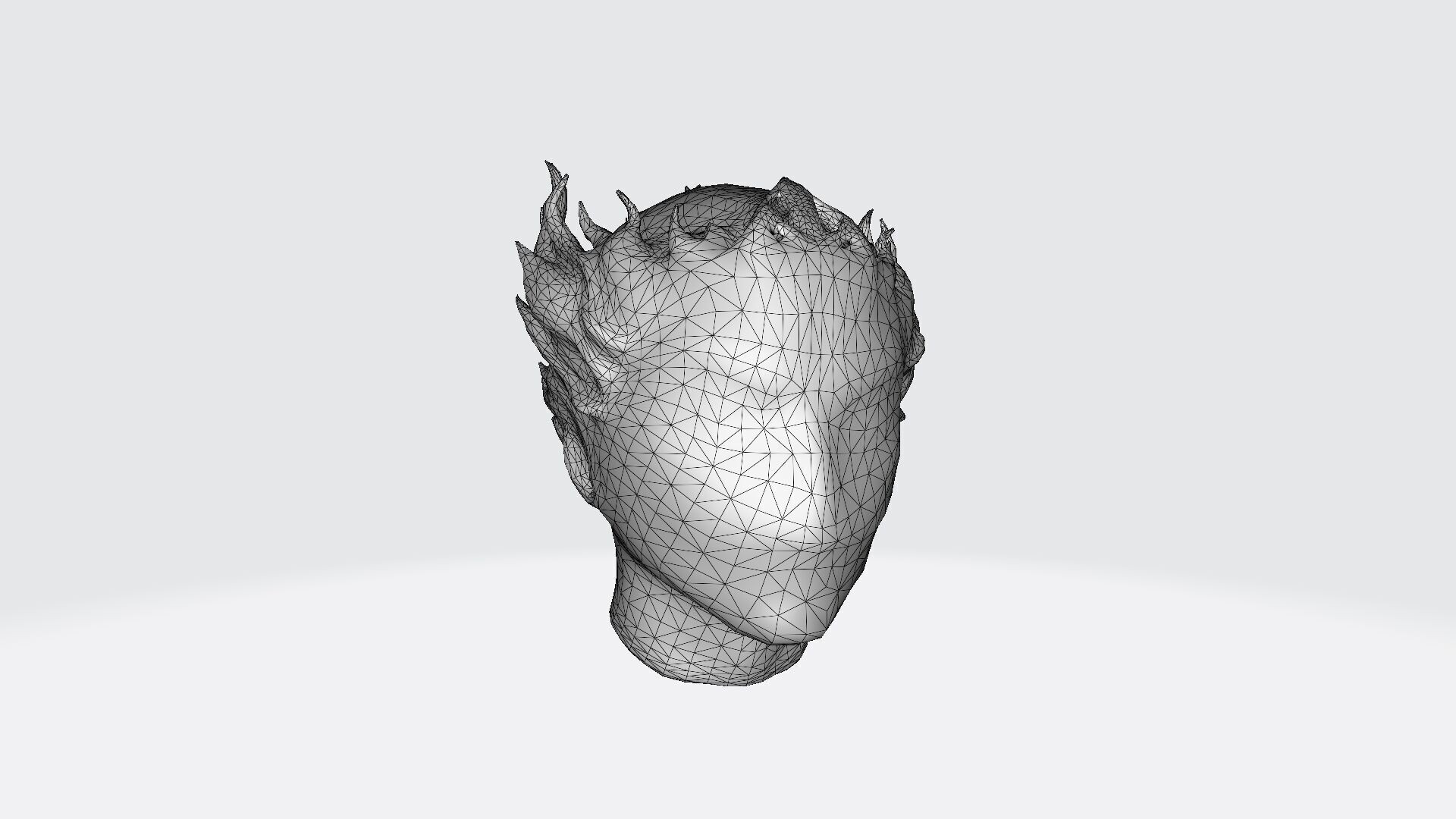 3d Model Fire Elemental Antihero 3D model_8