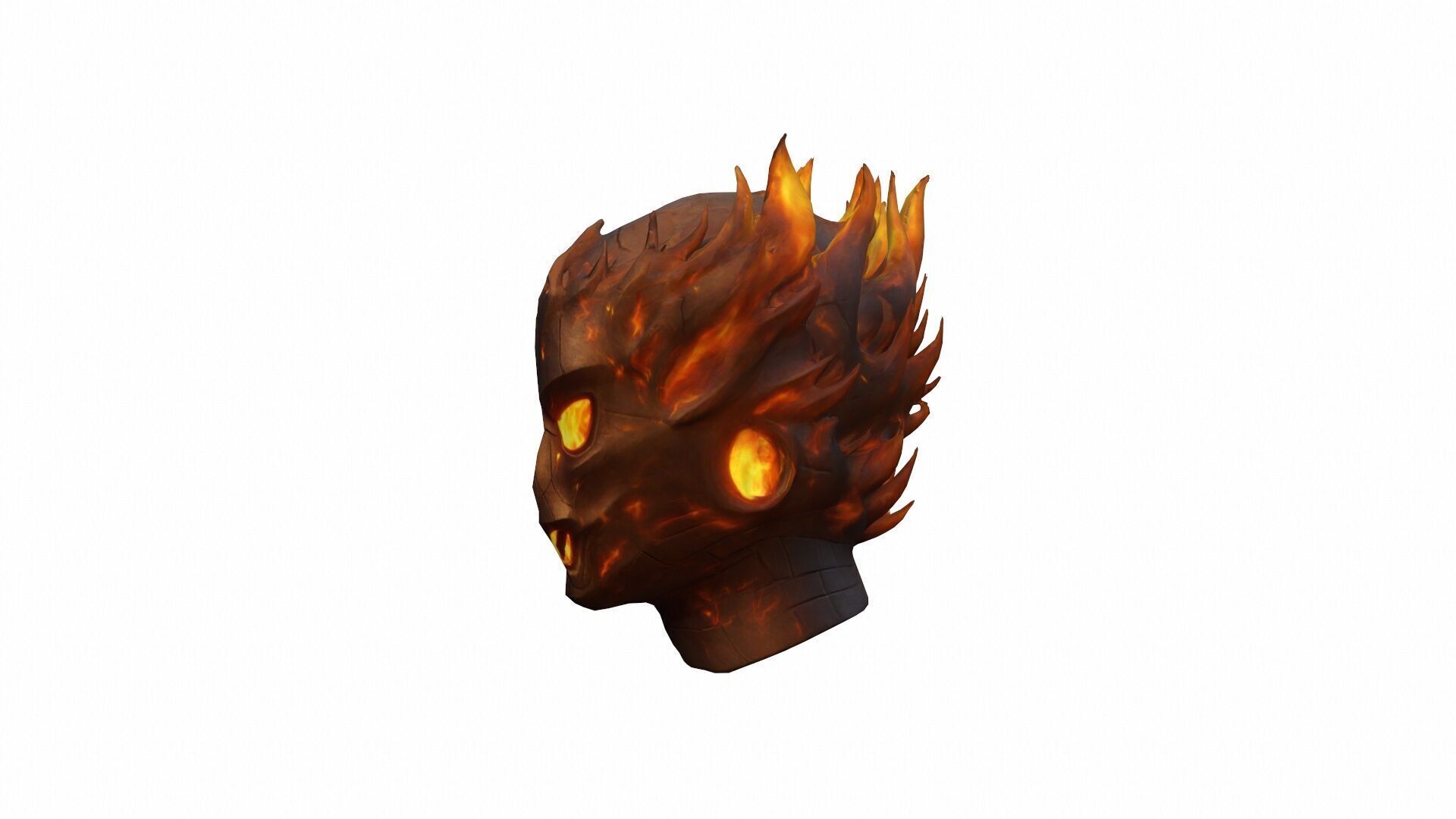 3d Model Fire Elemental Antihero 3D model_3