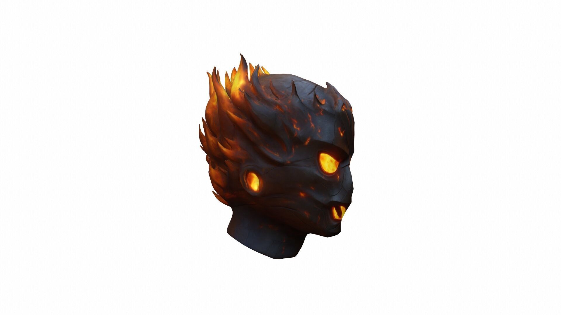 3d Model Fire Elemental Antihero 3D model_2