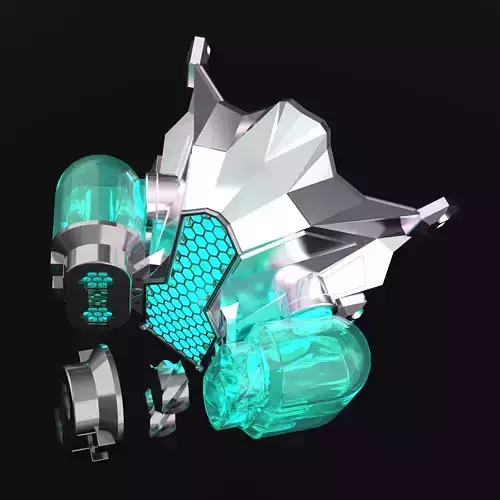 FUNCTIONAL CYBER GASMASK MK2