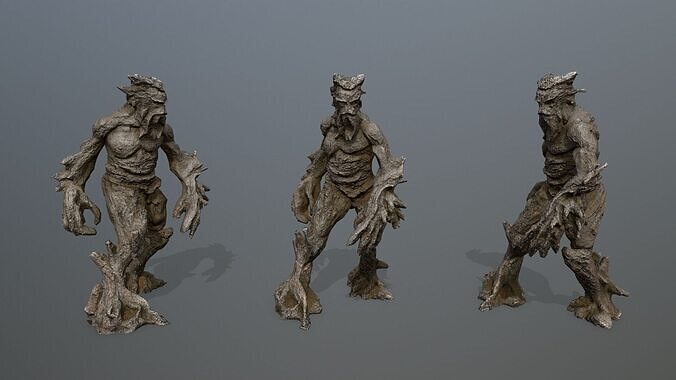 Golem Low-poly 3D model