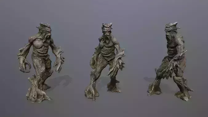 Golem Low-poly 3D model
