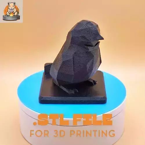 Dapper Penguin Geometric Phone Stand