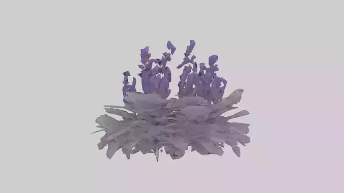 Salvia model Low-poly 3D model