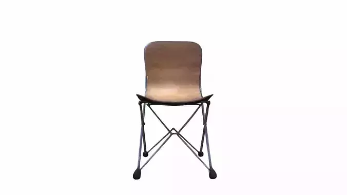 3d Model Classic Folding Chair 3D model