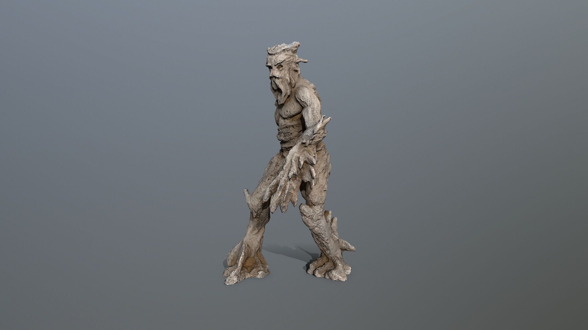 Golem Low-poly 3D model_3