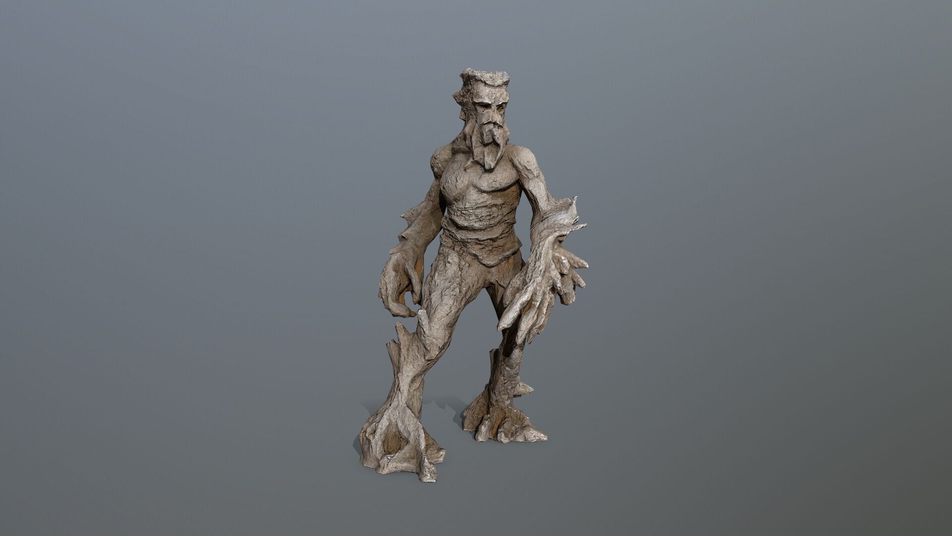 Golem Low-poly 3D model_2
