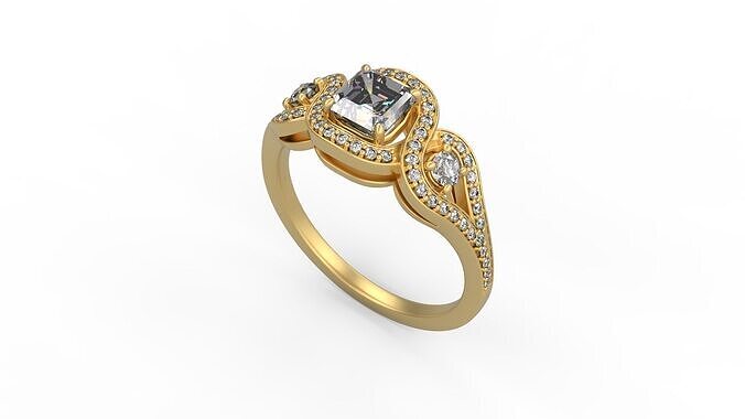 Women Solitaire 5005 3D print model