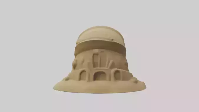 Sand Art model Low-poly 3D model