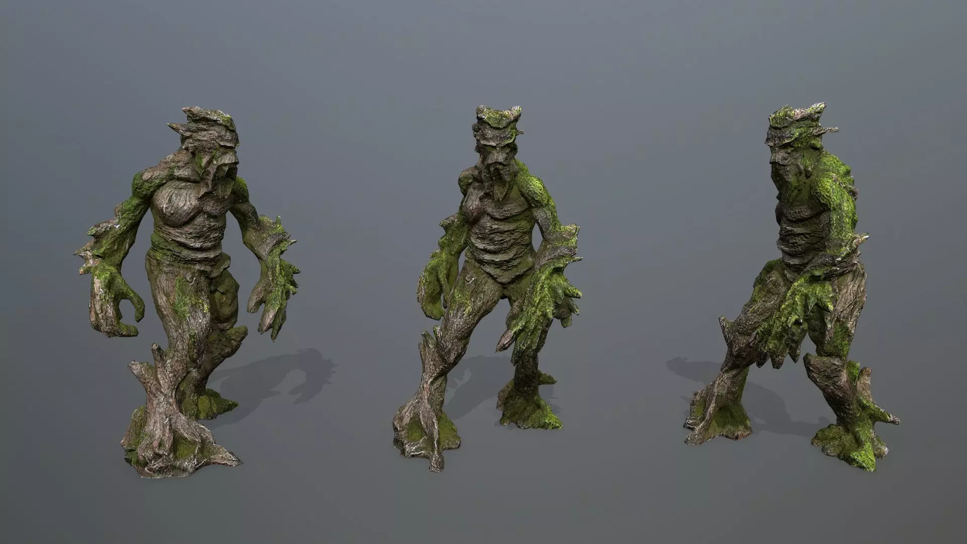 Golem Low-poly 3D model_0