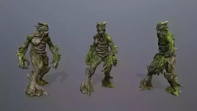 Golem Low-poly 3D model