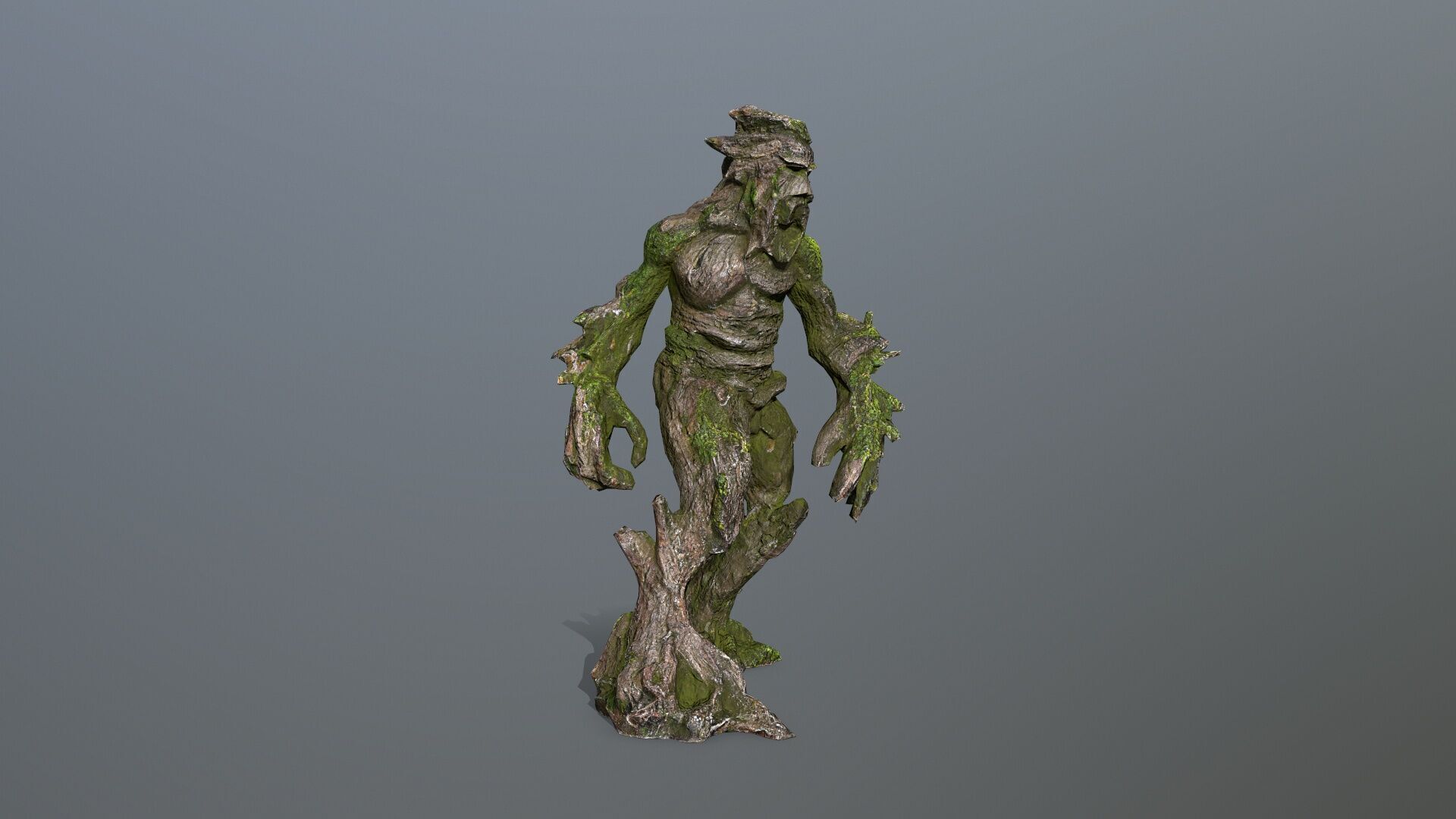 Golem Low-poly 3D model_3