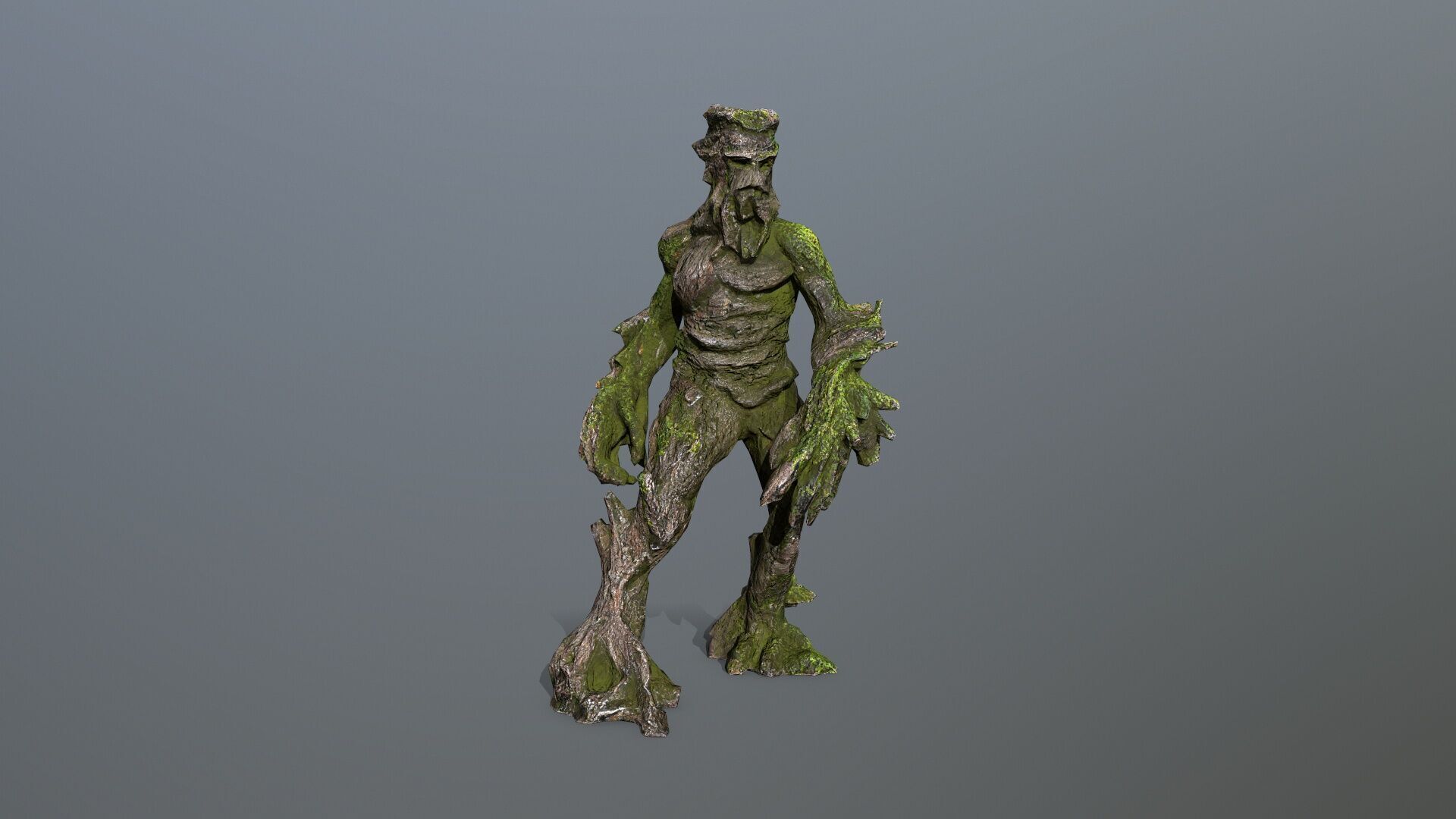 Golem Low-poly 3D model_2