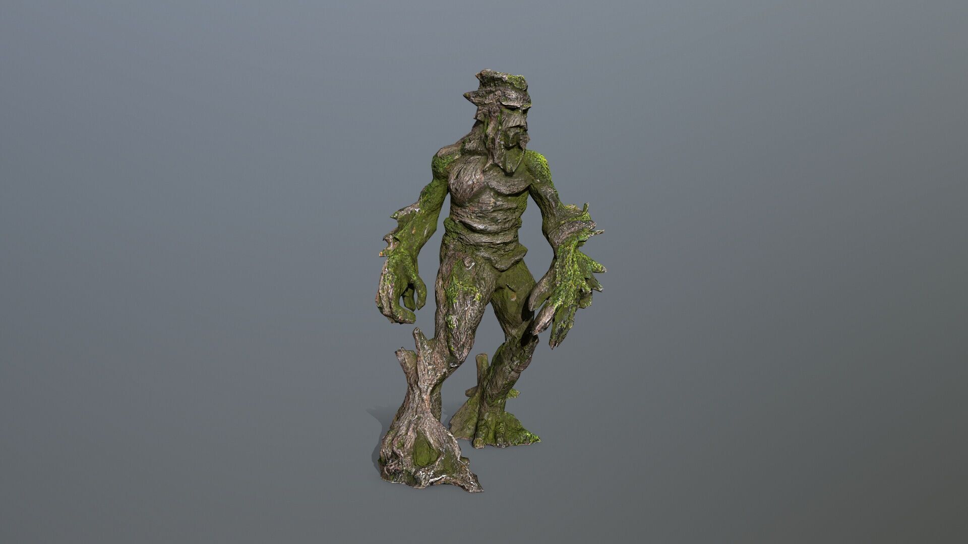 Golem Low-poly 3D model_10