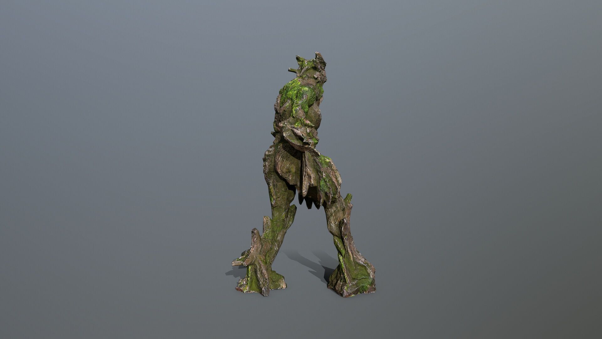 Golem Low-poly 3D model_5