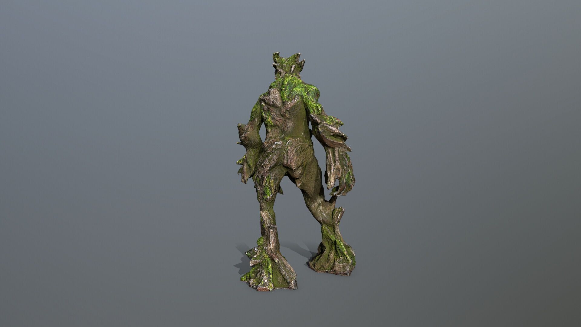 Golem Low-poly 3D model_6
