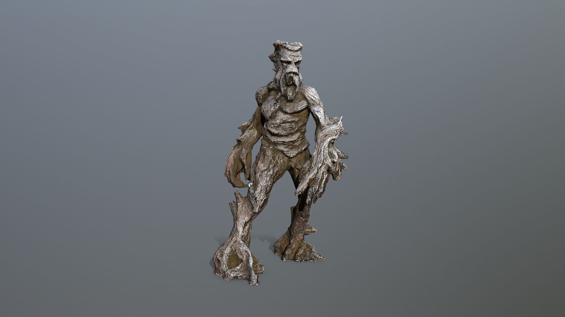 Golem Low-poly 3D model_2