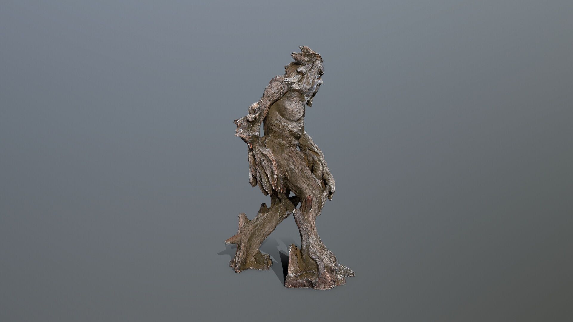 Golem Low-poly 3D model_4