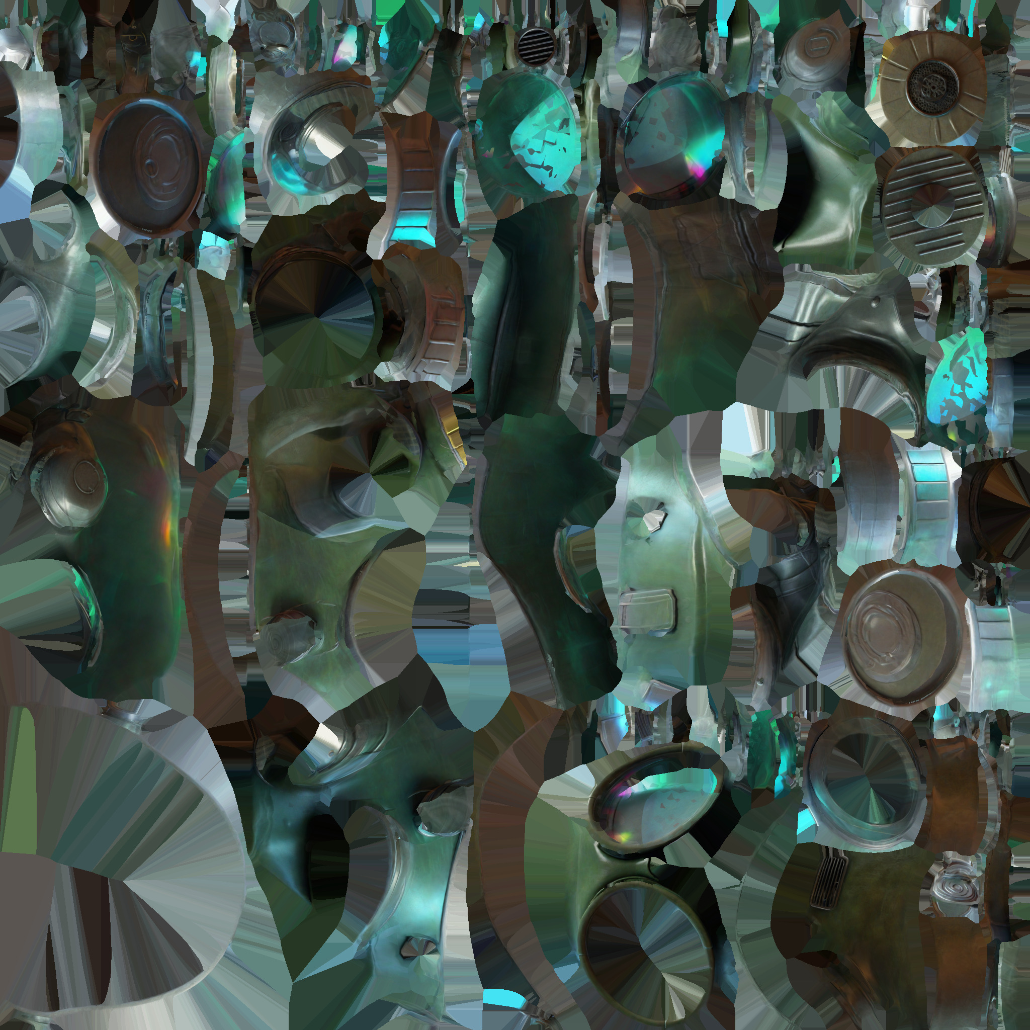  3d Model Gas Mask With Holographic Display 3D model_7