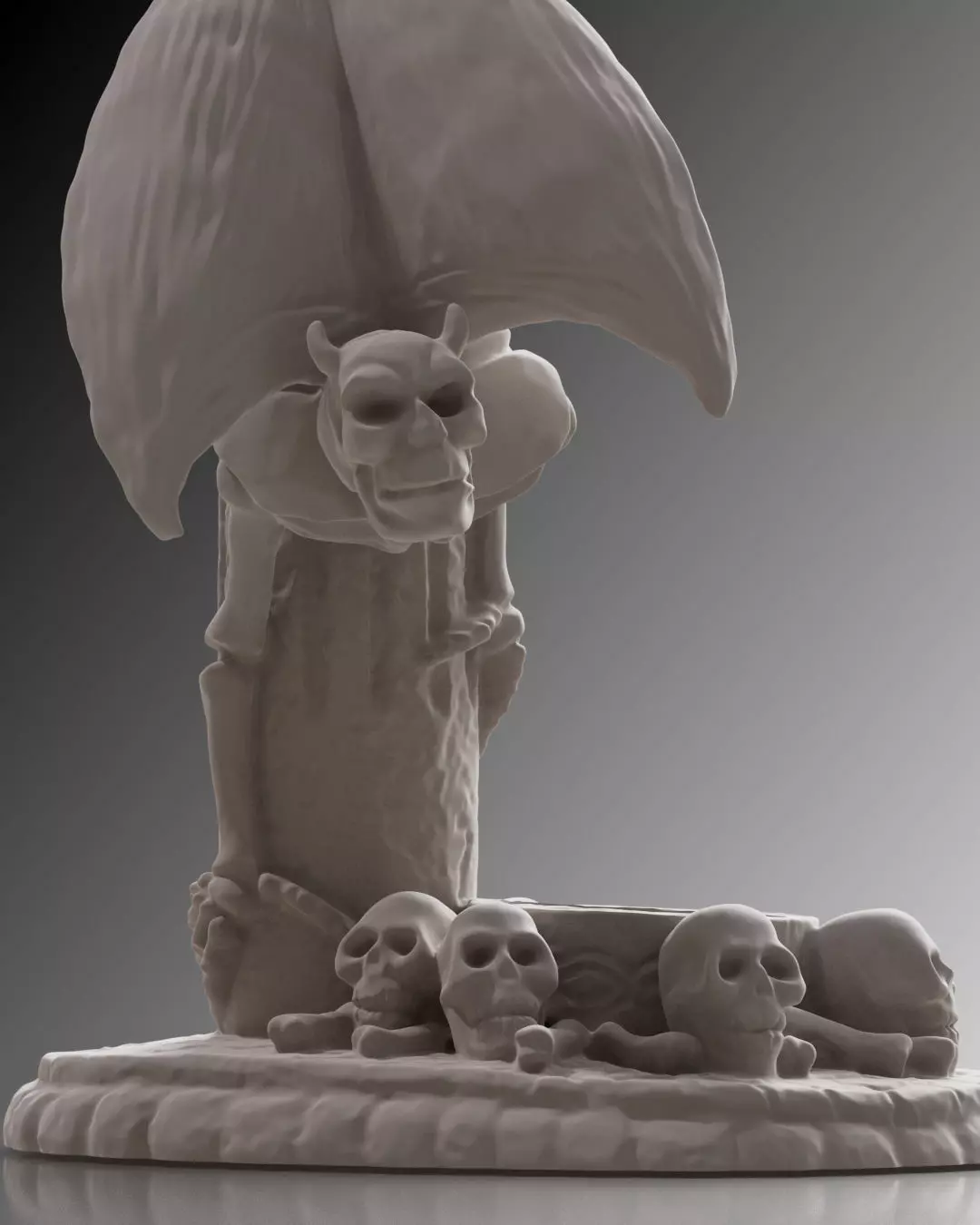 Spooky Candlestick 3D print model_9
