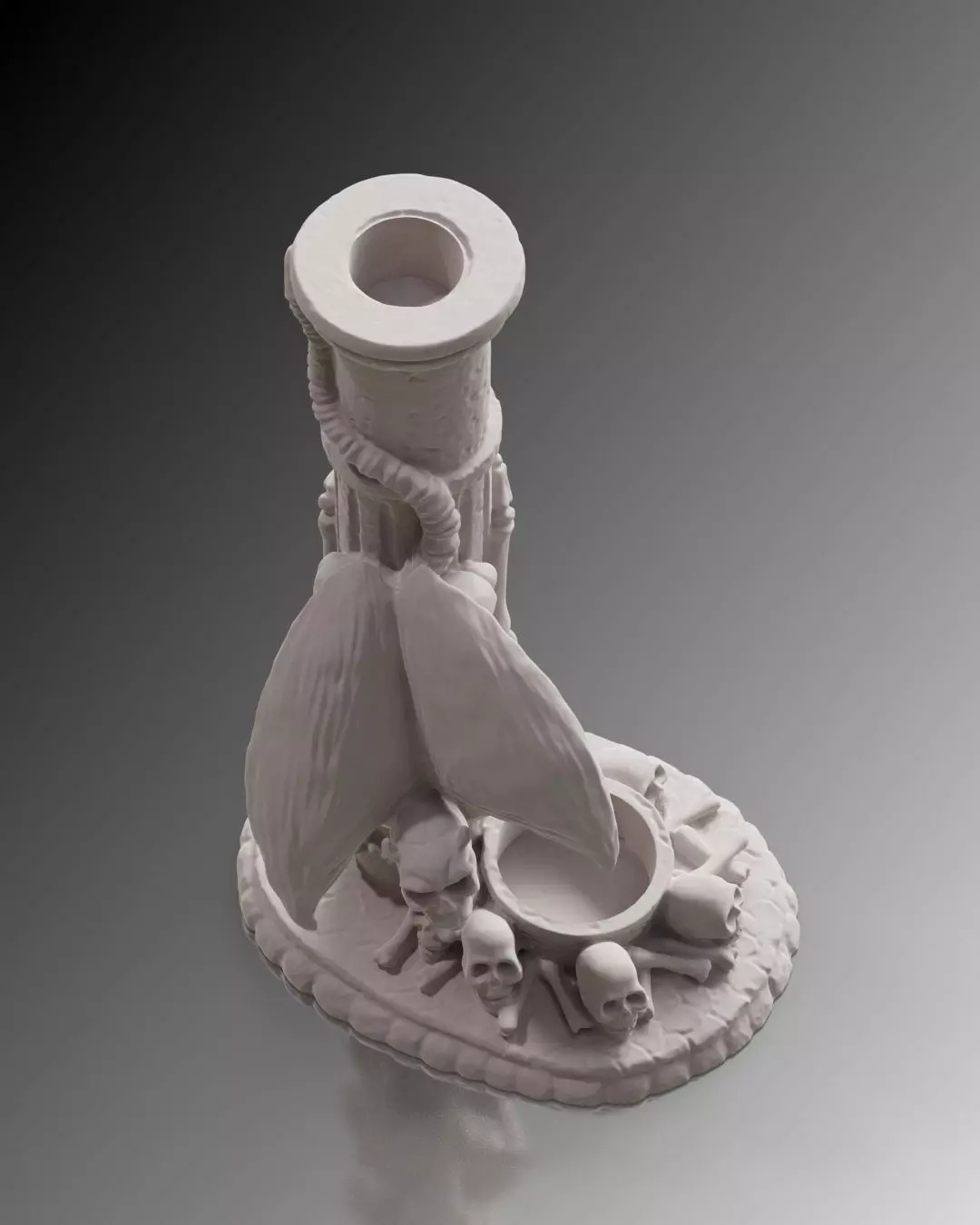 Spooky Candlestick 3D print model_8