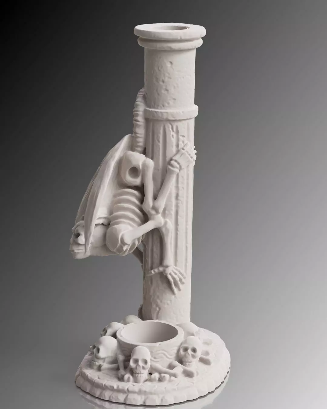 Spooky Candlestick 3D print model_2