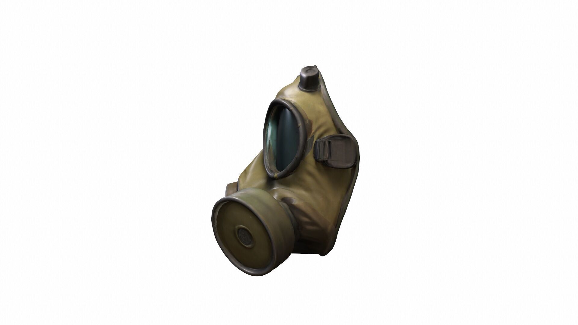  3d Model Gas Mask With Holographic Display 3D model_5