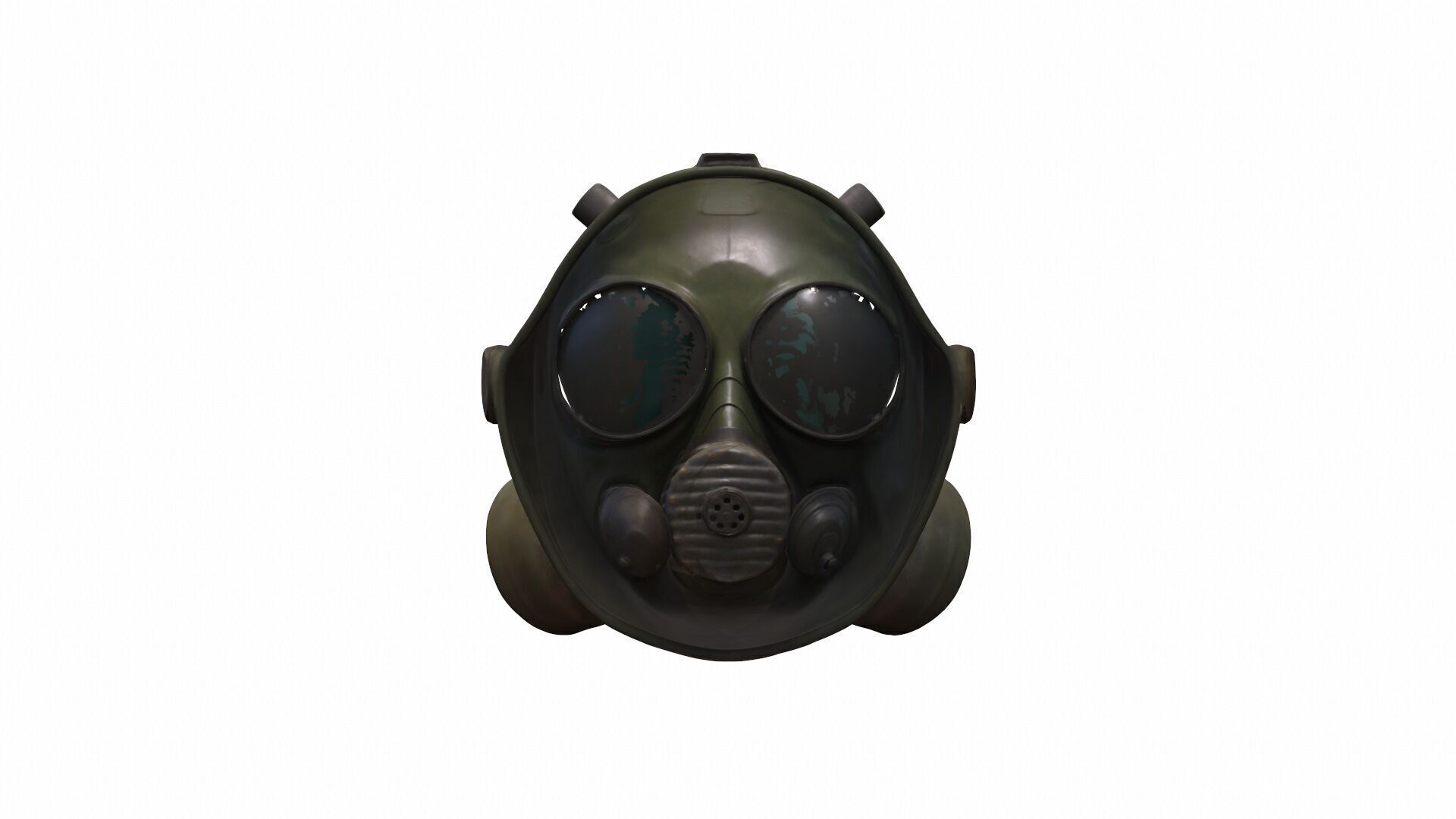  3d Model Gas Mask With Holographic Display 3D model_3